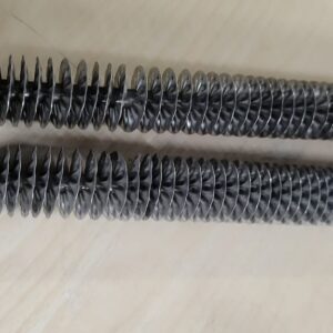 U type Heater with finns and brass nipple for duct heating